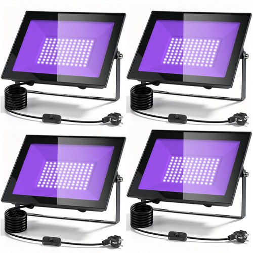 100w led schwarzlicht - 4x,