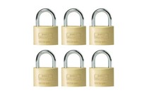 6 x Burg Wächter Vorhangschloss Seculock 405/40 Gleichschliessend-AKTION!