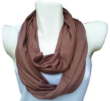 Schlauchschal Rundschal weicher Damen Herren Loop Schal Halstuch Tuch einfarbig