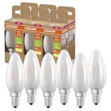 6 x Osram LED Filament Kerze