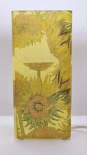 Sonnenblumen Van Gogh Milchglas gelb Tischlampe Handarbeit Geschenk Decoupage