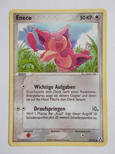 Pokemon karten eneco - 64/92,