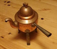 Mockakännchen, Dreibeinkessel, Kupfer Miniatur Kessel, kl. Kaffeekessel RARITÄT