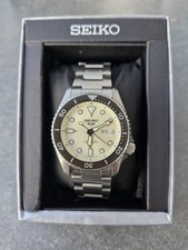 Seiko 5 Sports weißes Zifferblatt Herrenuhr - SRPK31 Automatik 100m