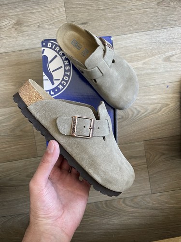 Birkenstock boston taupe - birkenstock,
