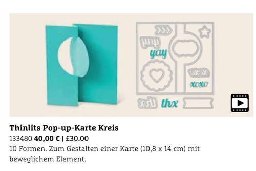 Stampin stanzformen pop up - stampin,