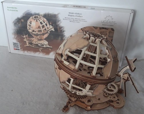 Ugears globus 3d holz - -,