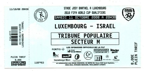 Ticket lsp luxemburg - lsp, israel