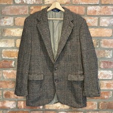 Polo Ralph Lauren Vintage 70er Jahre Donegal Tweed Blazer Jacke 42 L Made In USA