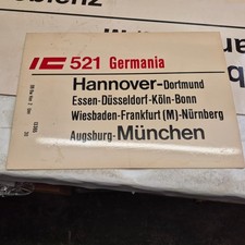 3 Zuglaufschilder IC 521 IC