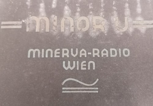 Röhrenradio rückwand minerva - rückwand,
