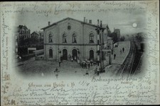 Mondschein Ak Heide in