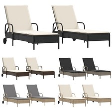 2er Set Sonnenliegen mit