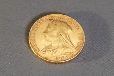 Goldmünze, UK, England, 1/2 Sovereign 1901, Königin Victoria