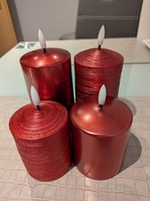 Elambia Kerzen 4er Set mit Timer 