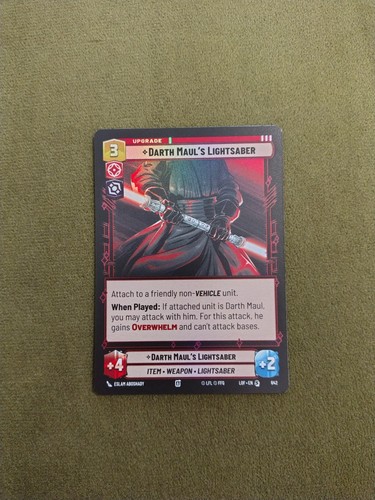 Darth maul lightsaber - lightsaber, lof