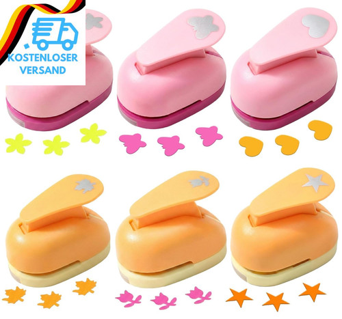 Papierstanzer set puyuko 6er - papierstanzer, set,