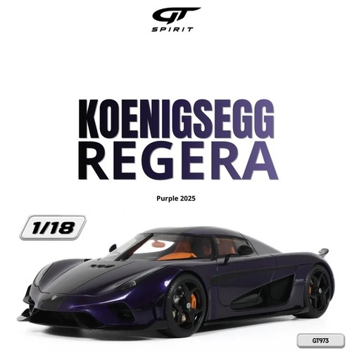 Koenigsegg regera purple - 1:18,