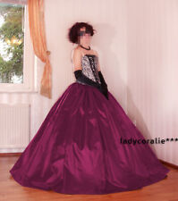 Ballrock Taftrock für Reifrock festlich Saum 6 m Iris