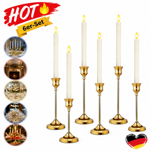 Stück kerzenhalter set - 6,