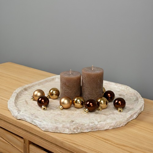Marmor tablett creme - marmor,