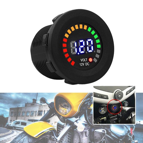 12v led voltmeter - dc,