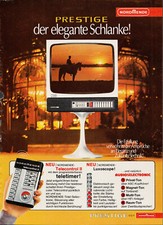 3w3605/ Alte Reklame von 1973 - Fernseher NORDMENDE Prestige
