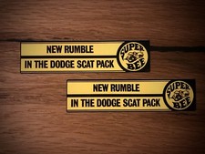 2x Dodge Scat Pack Aufkleber