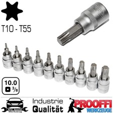 10-tlg TORX T-Profil 3/8"