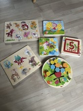 ❤️ Haba 5 Holz Puzzel +