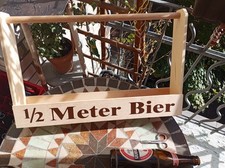Biertragerl Holz für Eine Halben Meter Bier. Schönes Geschenk.