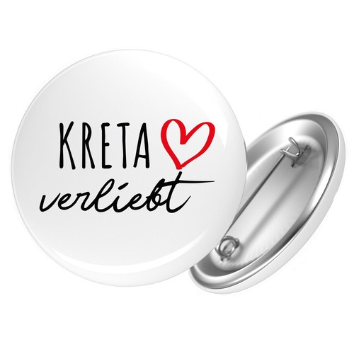 Button kreta verliebt - button,