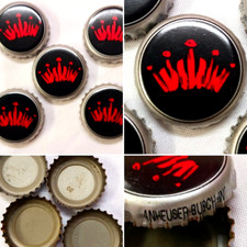 LOT OF 5 U.S BLACK BUDWEISER