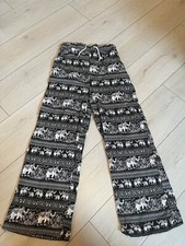 PUMPHOSE / SCHLAGHOSE MIT ELEFANTEN  EINHEITSGRÖßE HAREMSHOSE  Chang Thai Hose