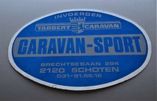 Werbe-Aufkleber Tabbert