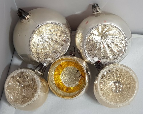 Alte christbaumkugeln aus - 5,