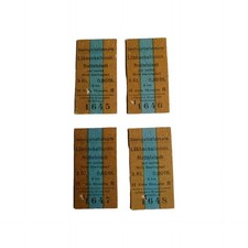 Lübbecke Staatsbh. - Nettelstedt, 1927, 4 Sonntagsrückfahrk., Mindener Kreisbahn