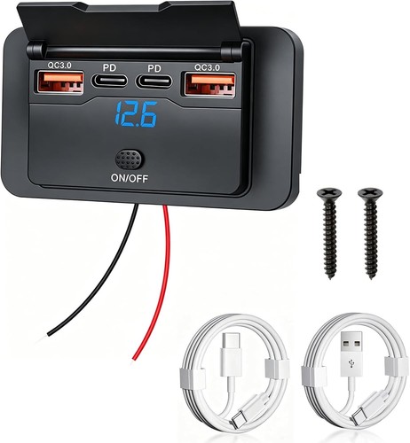 Usb steckdose 12v 76w dual - usb,