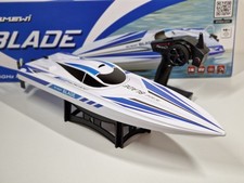 Amewi 26071 Rc Speedboot Blade Mono 2,4 GHz bis 40km/h Rc Boot Weiß / Blau
