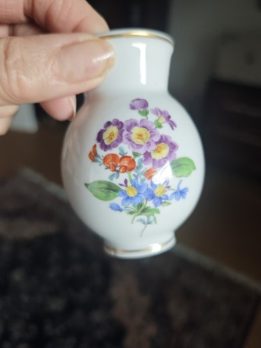 Meissen blumenvase mit - blumenvase,