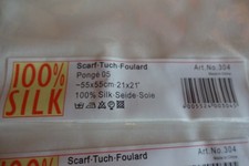 8 Seiden Tücher 55 X 55cm