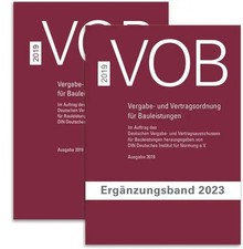 Paket VOB Gesamtausgabe 2019 + VOB Ergänzungsband 2023 | DIN e. V. (u. a.)