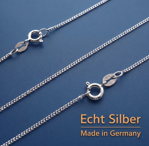 Panzerkette echt silber 925 - silber,