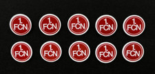 10x 1. FC Nürnberg Magnet - 2cm Logo - Fussball - Sportbild #031