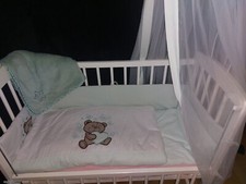 Babybett Komplettset (Beistellbett / Stubenwagen)