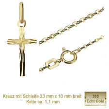 Kreuz Anhänger & Goldkette