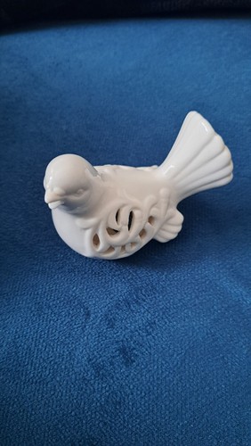 Keramik figur weiße taube - figur,
