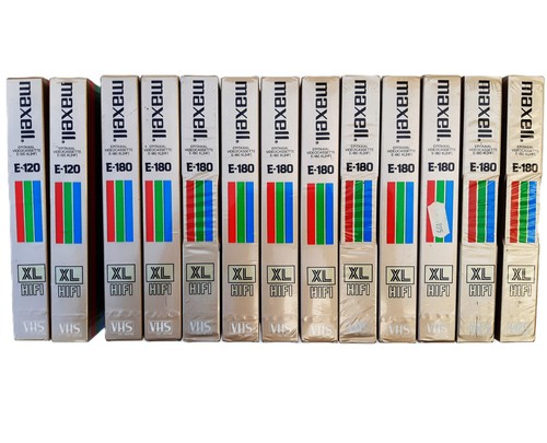Maxell 120 11x e180 - 2x, /