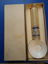 Geschenkeset aus der DDR  Stumpenkerze  mit Ständer  Wittol Wittenberg OV Messe