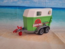 Playmobil Anhänger Pferde Transporter Moc Custom Dinosaurier Jurassic Park 4189